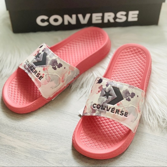 NWT Converse All Star Slide Slip Floral Women’s - Picture 1 of 6